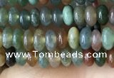 CRB4009 15.5 inches 2.5*4.5mm rondelle Indian agate beads wholesale