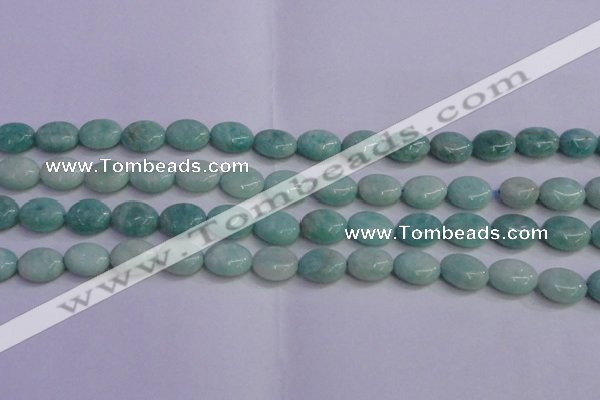 CAM1200 15.5 inches 8*11mm oval Russian amazonite beads