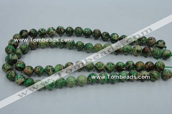 CAT222 15.5 inches 16mm round dyed natural aqua terra jasper beads