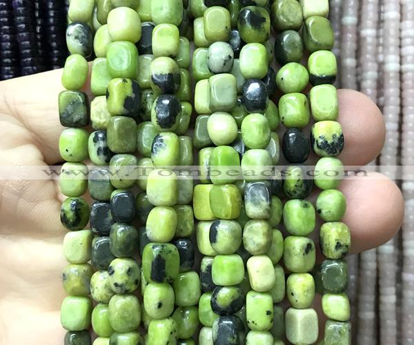 CAU584 15 inches 5*7mm nuggets Australia chrysoprase beads