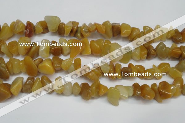 CCH271 34 inches 8*12mm yellow aventurine chips gemstone beads wholesale