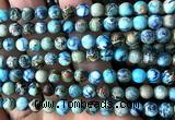 CDE3162 15 inches 6mm round sea sediment jasper beads wholesale