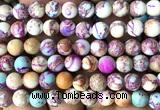 CDE3208 15 inches 8mm round sea sediment jasper beads wholesale