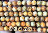 CDE3230 15 inches 8mm round sea sediment jasper beads wholesale