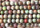 CDE3248 15 inches 8mm round sea sediment jasper beads wholesale