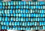 CDE3505 15 inches 4*6mm rondelle sea sediment jasper beads