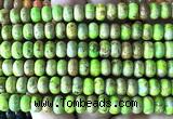 CDE3555 15 inches 5*8mm rondelle sea sediment jasper beads