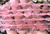 CFG1800 15 inches 12mm four leaf clover cherry quartz beads