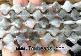 CFG1805 15 inches 12mm four leaf clover labradorite beads