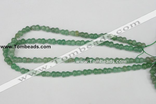 CFG65 15.5 inches 8*13mm carved calabash green aventurine beads