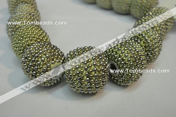 CIB412 20mm round fashion Indonesia jewelry beads wholesale