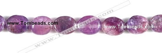 CKU01 15 inches 8*10mm oval purple kunzite beads Wholesale