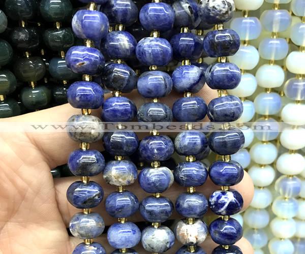 CME407 15 inches 8*12mm pumpkin sodalite beads wholesale