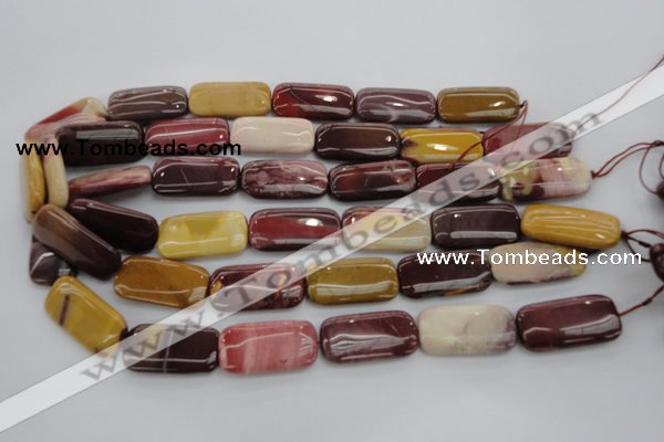 CMK100 15.5 inches 15*30mm rectangle mookaite beads wholesale