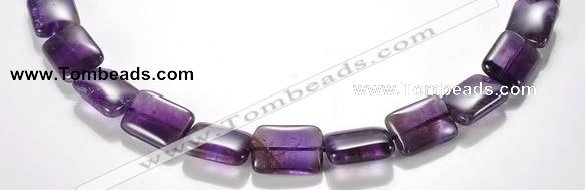 CNA22 13*18mm rectangle A- grade natural amethyst bead Wholesale