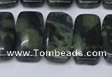 CNG7121 10*20mm freeform double drilled kambaba jasper beads