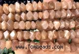 CNG9251 15 inches 6*10mm - 7*12mm faceted nuggets moonstone beads