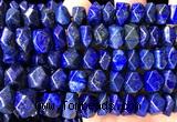 CNG9255 15 inches 6*10mm - 7*12mm faceted nuggets lapis lazuli beads