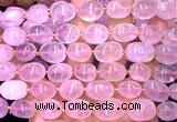 CNG9301 15 inches 10*14mm - 13*18mm nuggets rose quartz beads