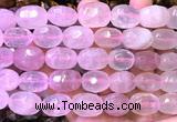 CNG9351 15 inches 12*16mm - 15*20mm faceted nuggets rose quartz beads