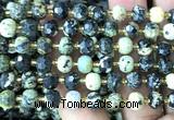 CRB6075 15 inches 6*8mm faceted rondelle African turquoise beads