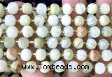 CRB6082 15 inches 6*8mm faceted rondelle Afghanistan jade beads