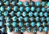 CRB6093 15 inches 6*8mm faceted rondelle dyed jade beads