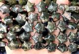 CRG94 15 inches 16mm star bloodstone beads wholesale